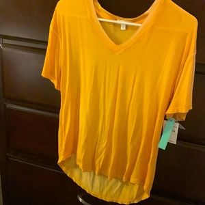 Yellow Short Sleeve Shirt from Abound Brand, Size XS